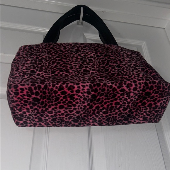 Arleen C inc Leopard Print Pink Tote Bag - Picture 3 of 5